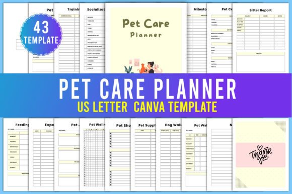 Download Pet Care Planner Canva Interior - Premium Resources