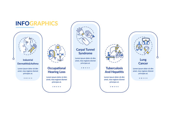 Download Occupational Sickness Vector Infographic - Graphic Collection