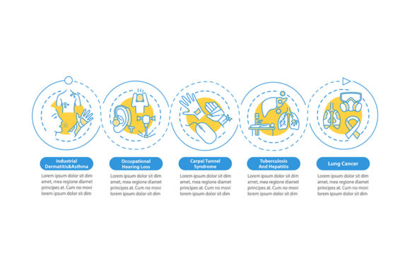Download Occupational Sickness Vector Infographic - Graphic Collection